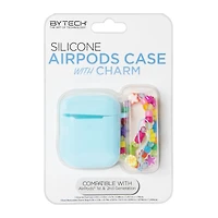 silicone AirPods® case with charm
