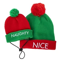 matching pet & owner fall beanie hats set - pumpkin spice