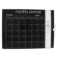 dry erase glass monthly calendar planner 12in x 16in