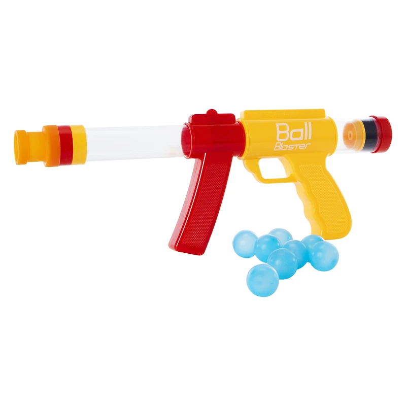 glow the dark pump action ball blaster toy