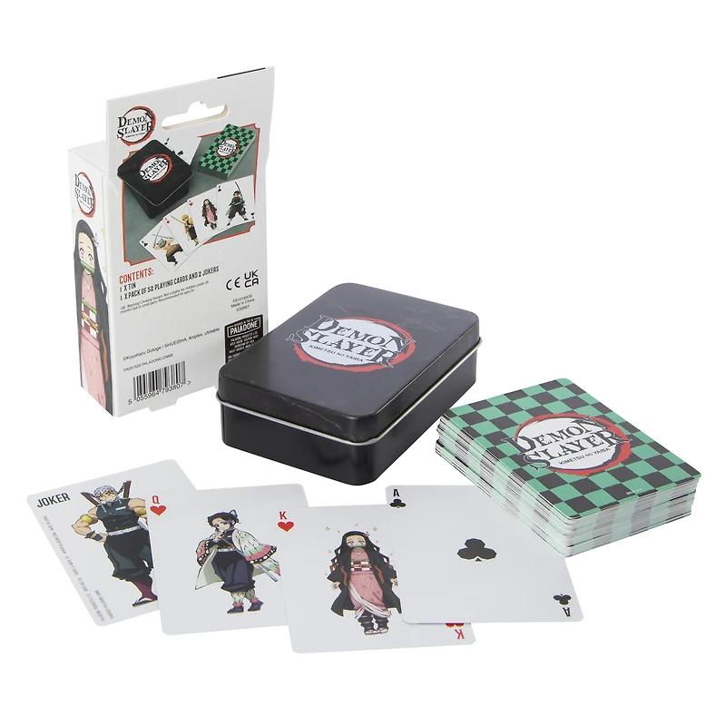 demon slayer: kimetsu no yaiba playing cards 54-count