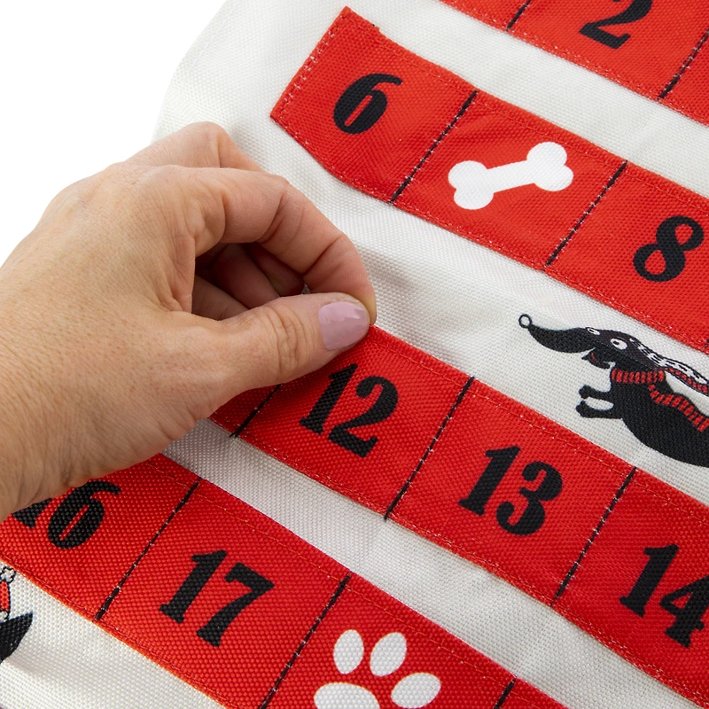 reusable pet advent calendar 18in x 12in