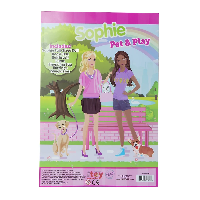 sophie pet & play doll