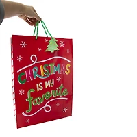 holiday jumbo gift bag 13in x 18in