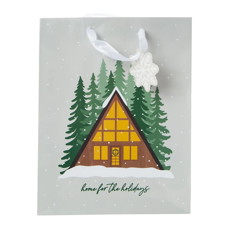 medium holiday gift bag 7in x 9in