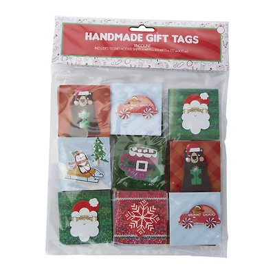 Handmade Holiday Gift Tags 18-Count