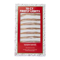 holiday firefly string lights 70ct