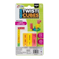 neon twisti cubes fidget toy