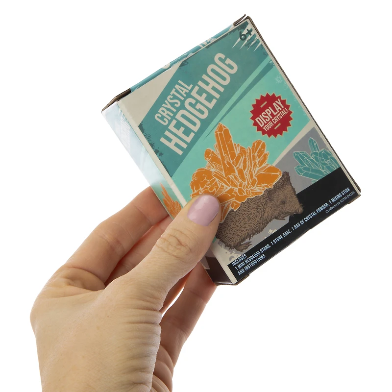 grow your own crystal hedgehog kit