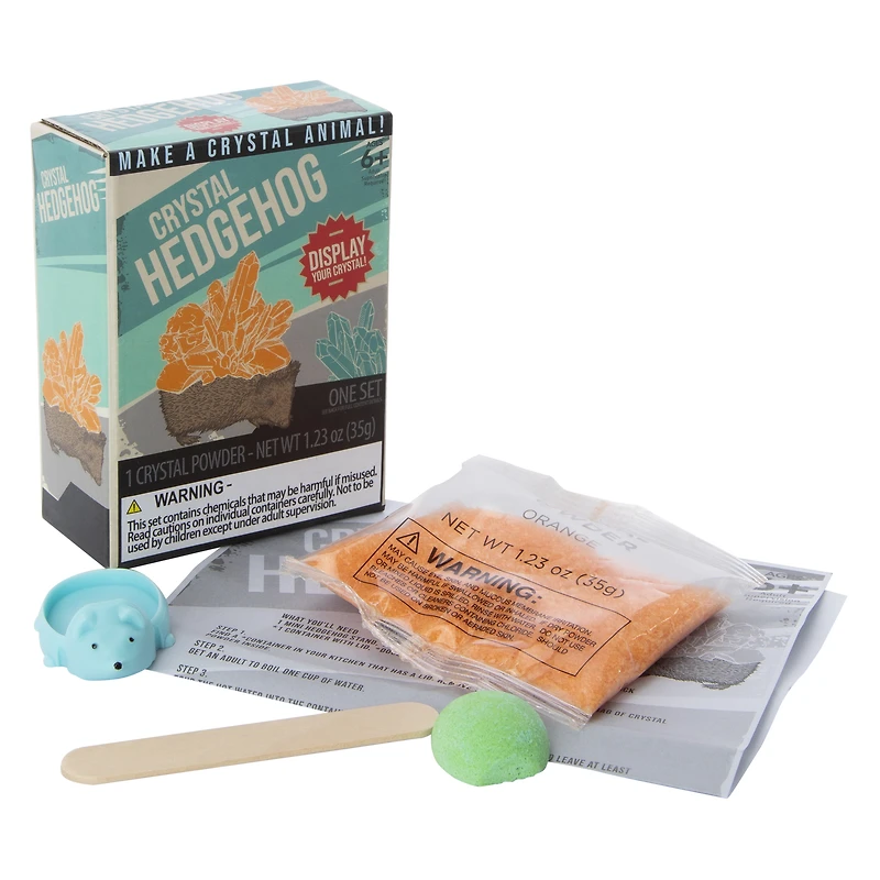 grow your own crystal hedgehog kit