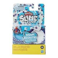 play-doh® slime super cloud satisfying snaps, 2 cans
