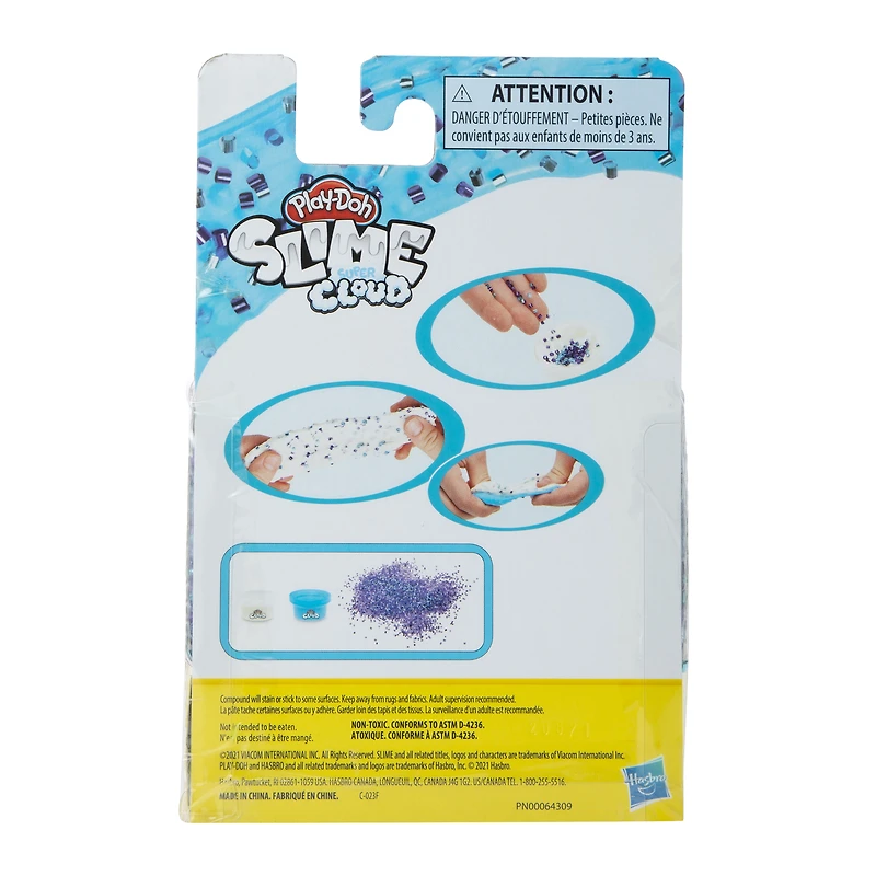 play-doh® slime super cloud satisfying snaps, 2 cans