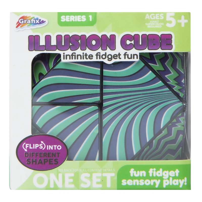 illusion cube series 1 fidget toy