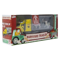 animals & transport truck toy set 5-piece