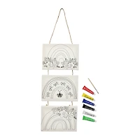 set of 3 mini canvases wall art 5in x 7in