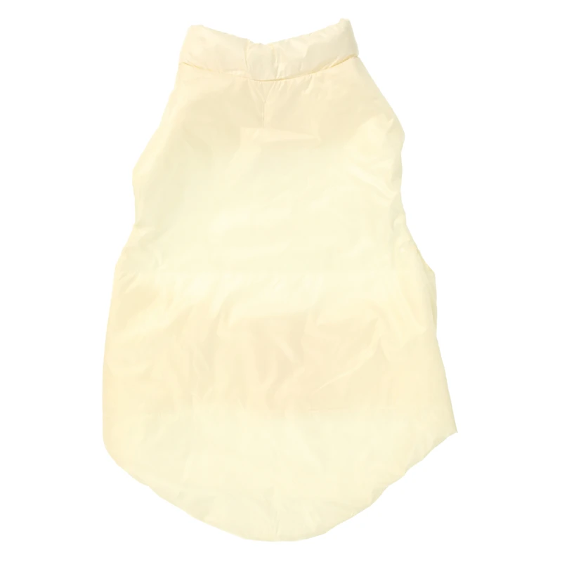 pet cream puffer jacket