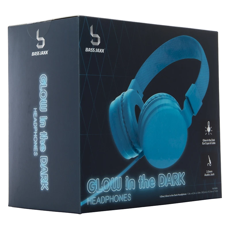 glow the dark wired headphones