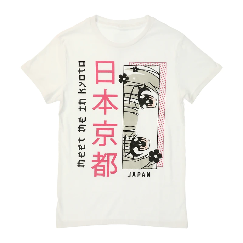 'meet me kyoto’ graphic tee
