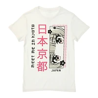 'meet me kyoto’ graphic tee