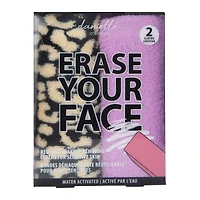 erase your face™ reusable makeup-removing towels 2-count