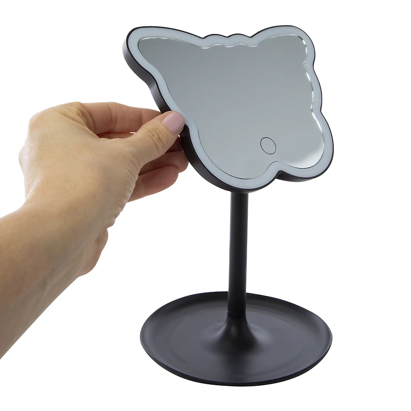 Butterfly-Shaped LED Vanity Mirror