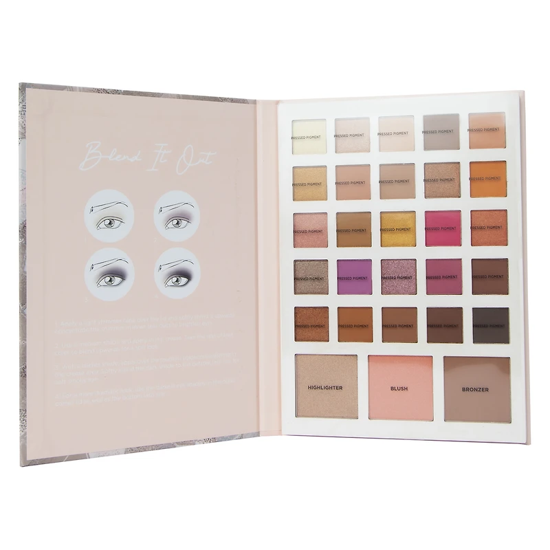 profusion beauty book eye & face palette 28-piece