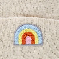 chenille patch beanie