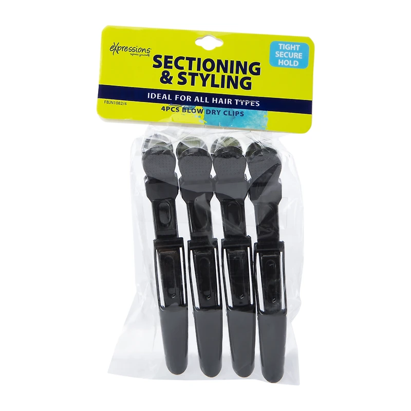 expressions™ sectioning & styling blow dry clips 4-piece set
