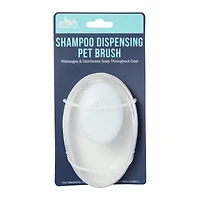 shampoo dispensing & massage pet brush