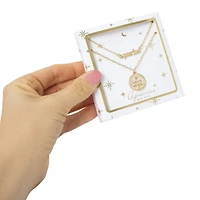 zodiac layered necklace