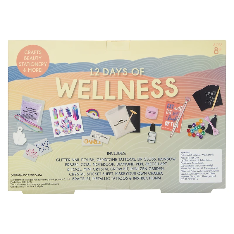 12 days of wellness: holiday craft, stationery & beauty gift set