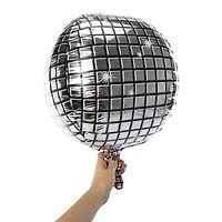 22in disco ball mylar balloon