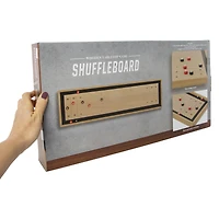 wooden tabletop shuffleboard game 40in