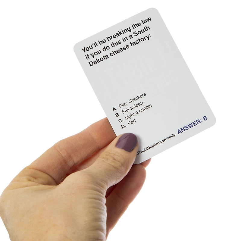 I wish I didn’t know™ game family edition