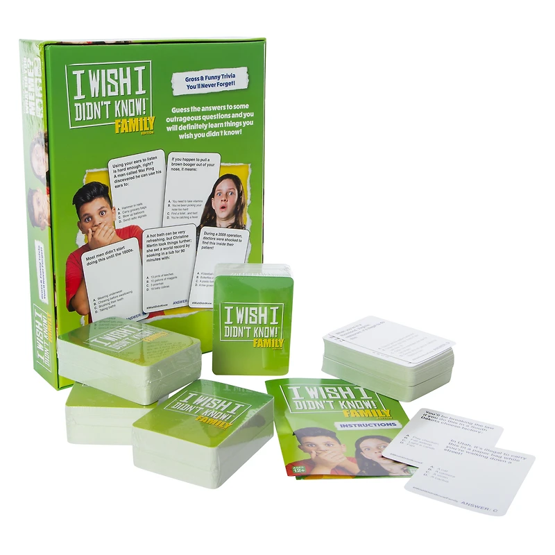 I wish I didn’t know™ game family edition