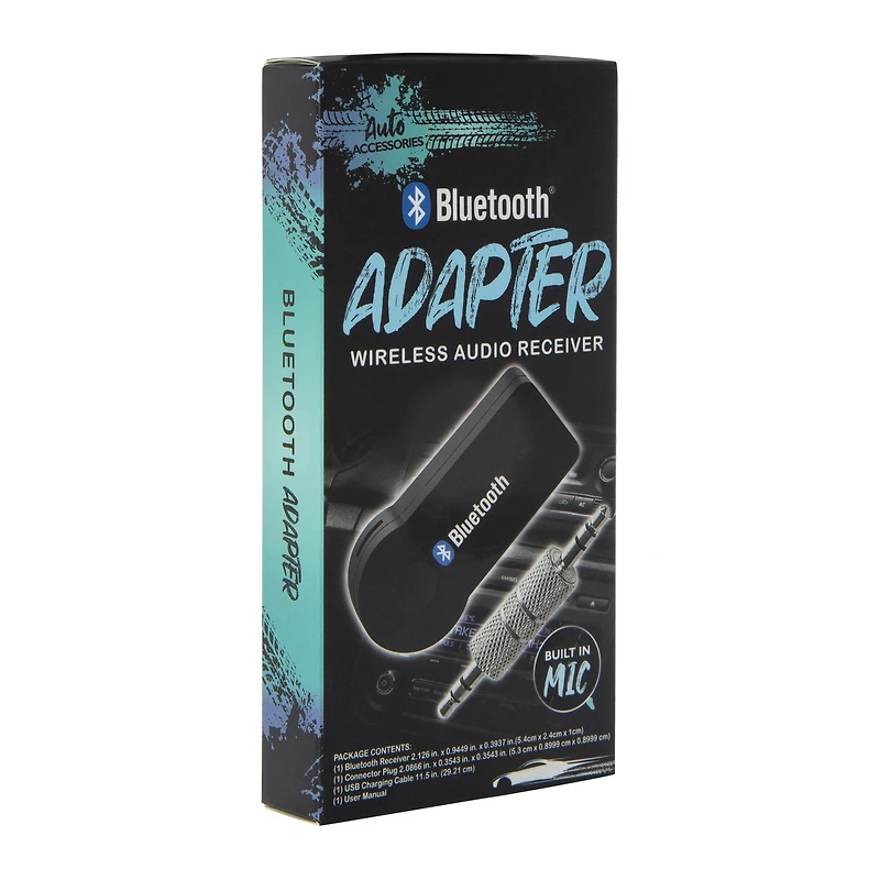 bluetooth® adapter wireless audio receiver with mic