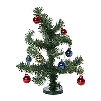 12in mini christmas tree with ornaments