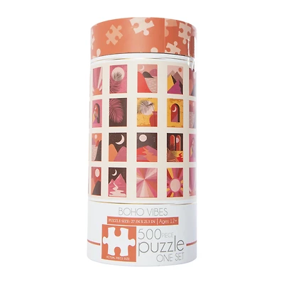 500-piece jigsaw puzzle tube