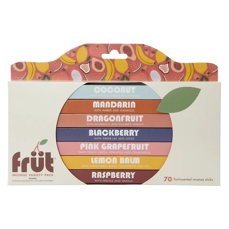 fruit incense variety pack 70-count