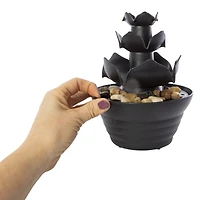 3-tiered LED fountain 7.8in