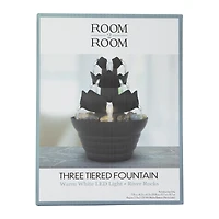 3-tiered LED fountain 7.8in