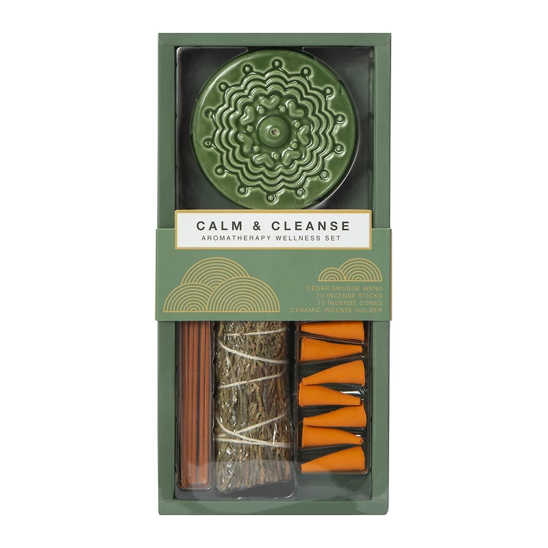 aromatherapy wellness smudge set
