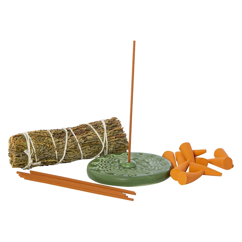 aromatherapy wellness smudge set