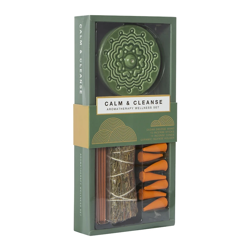 aromatherapy wellness smudge set