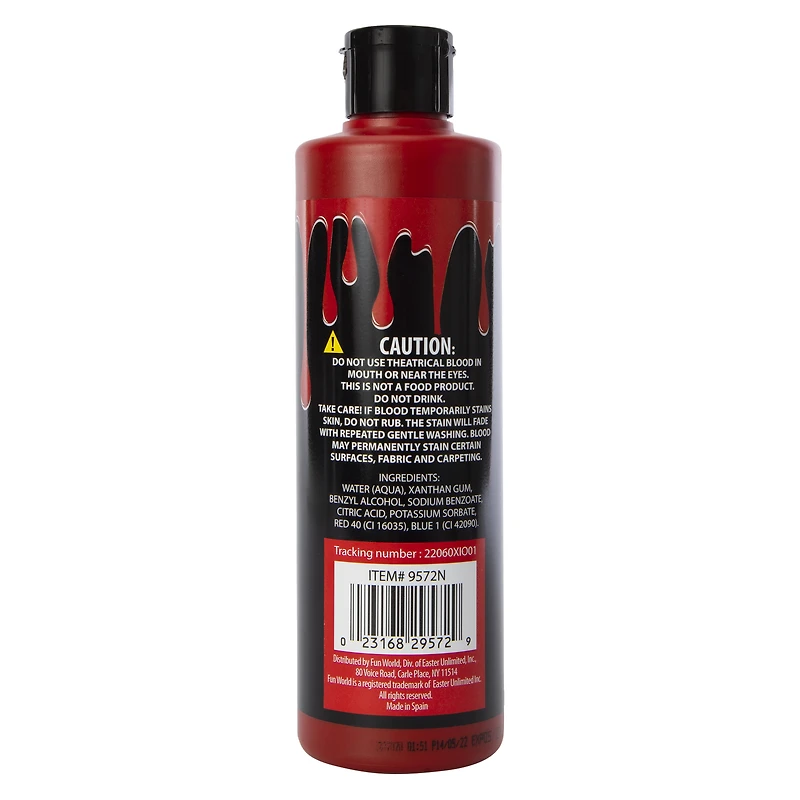 halloween vampire blood 13.5 fl.oz fake blood