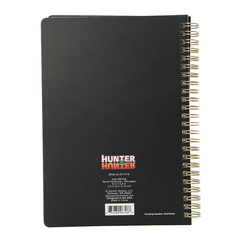 hunter x hunter™ hardcover spiralbound notebook 6in 8.5in