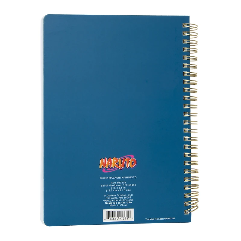 naruto™ hardcover spiralbound notebook 6in x 8.5in