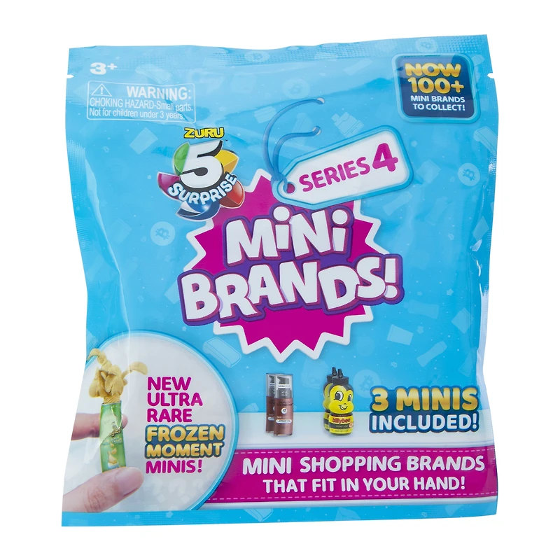 zuru™ 5 surprise series 4 mini brands blind bag 3-pack