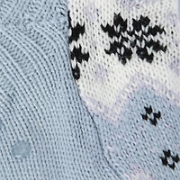 ladies knit sherpa ankle slipper socks