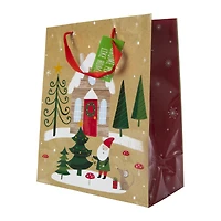 holiday large gift bag 10in x 12in